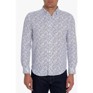 Robert Graham Amberley Geometric Flip Cuff Shirt Men Size XL 2273